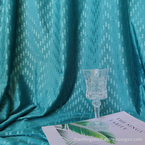 3D Embossed Matt Velvet Fabric Polyester